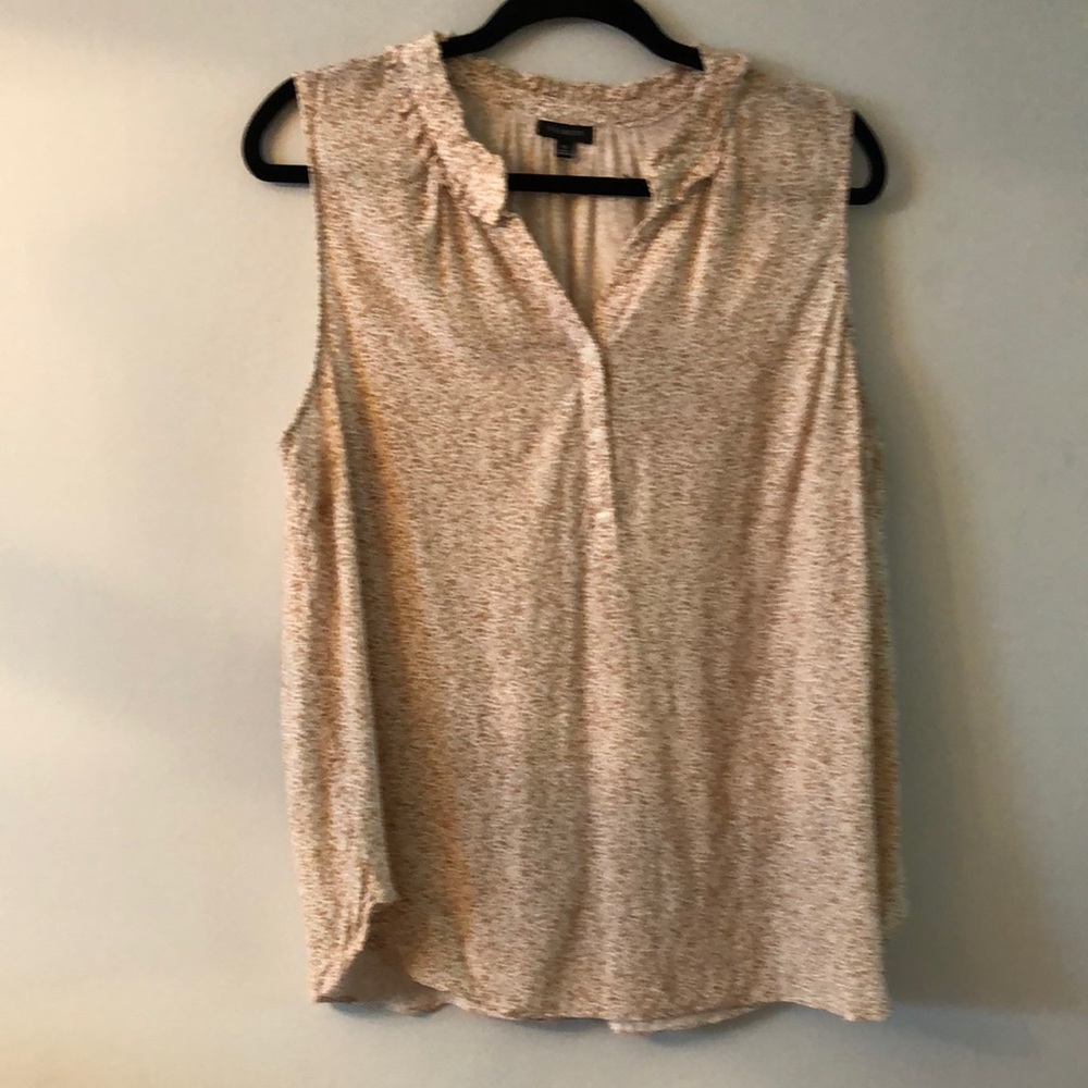 Talbots Sleeveless Blouse XL